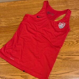 Vintage USWNT Soccer Tank Top Jersey - M